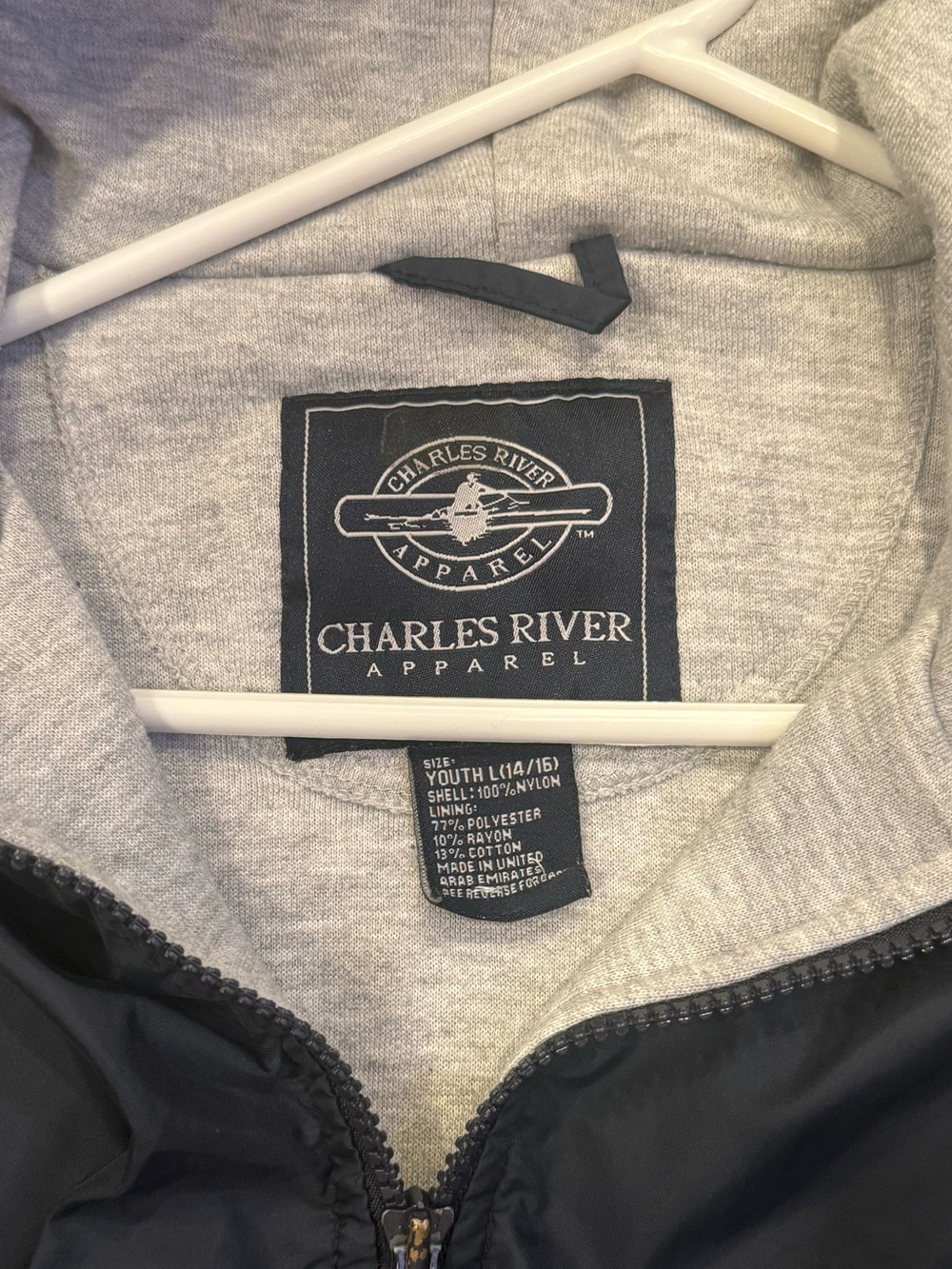 Charles River Youth 14-16 Rain Jacket - Picture 3 of 3